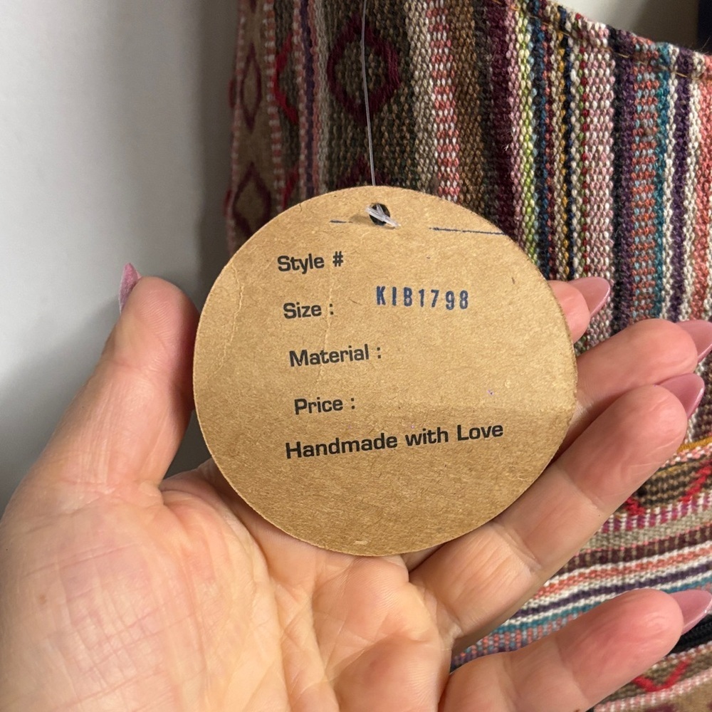 Colorful Striped Shoulder Bag - Picture 3 of 7